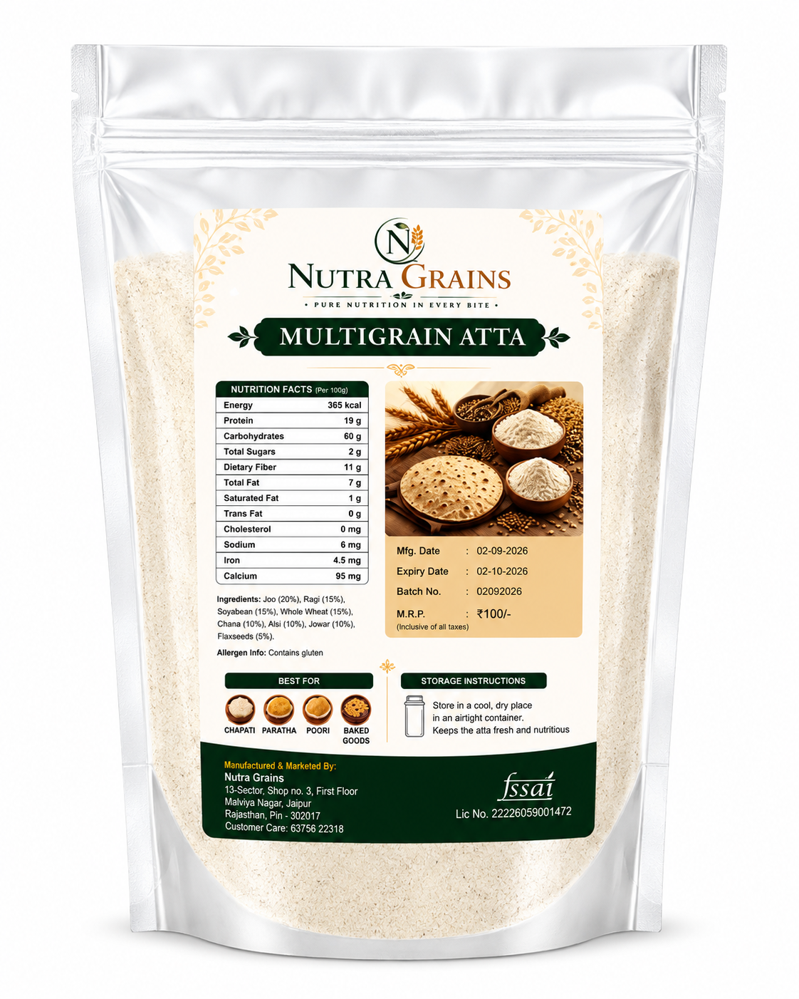 MULTIGRAIN ATTA